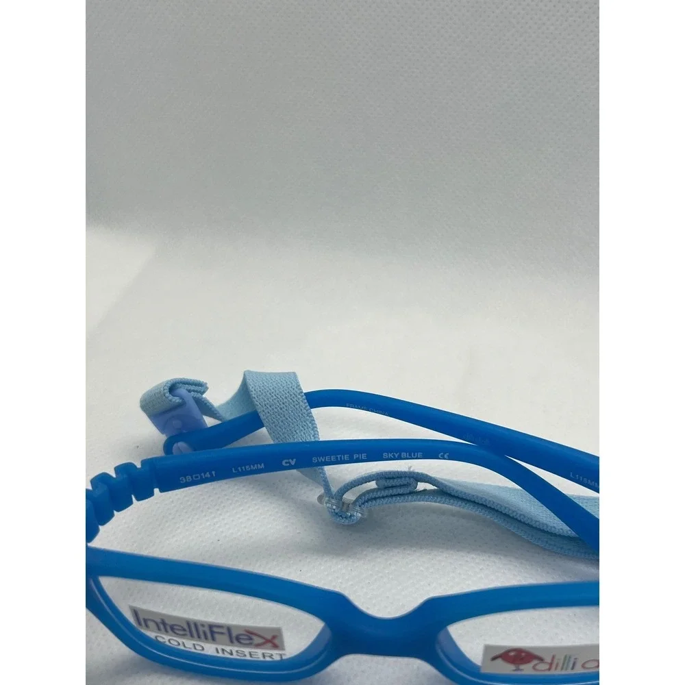 dilli dalli intelliFlex Kids Eyeglasses Frames Sky Blue Sweetie Pie Glasses